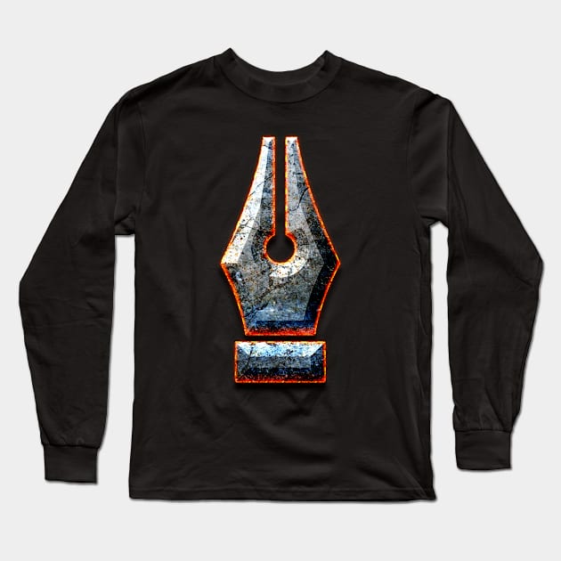 Pen Tool Long Sleeve T-Shirt by ilcalvelage